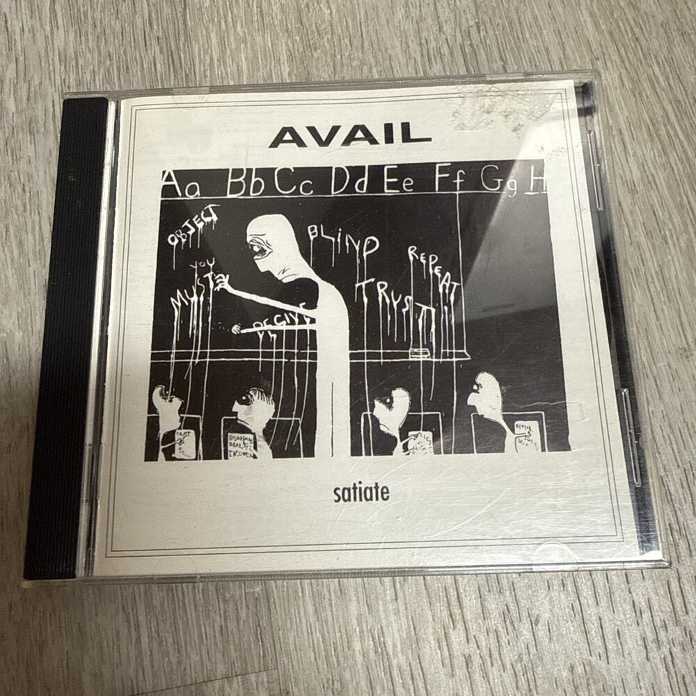 Satiate by Avail CD 1992 Lookout! Records Great Condition Original